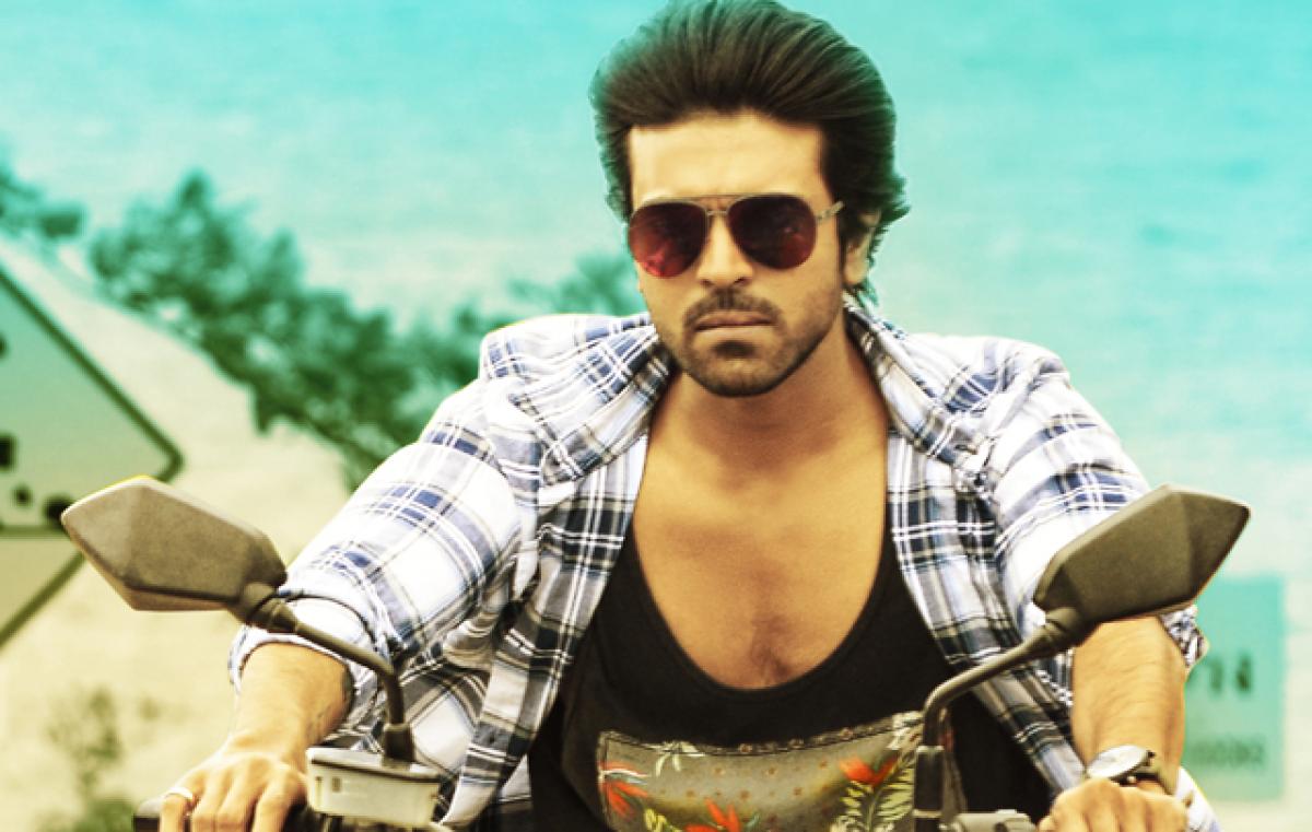 Charan’s first look in Vaitla’s flick out